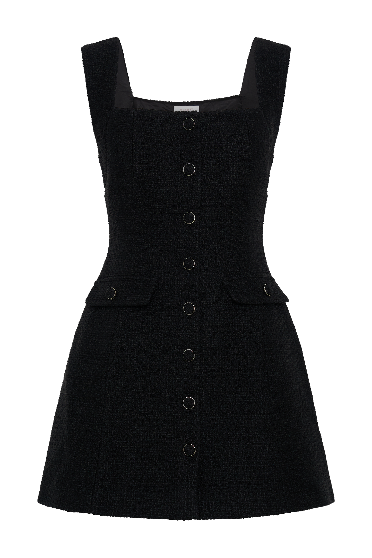 ROF Desire Buklet Mini Elbise - Siyah