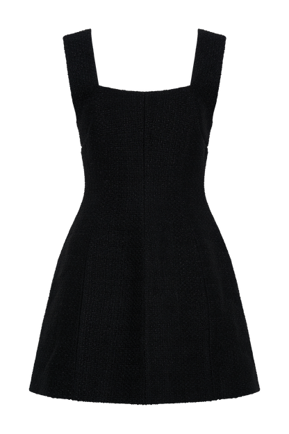 ROF Desire Buklet Mini Elbise - Siyah