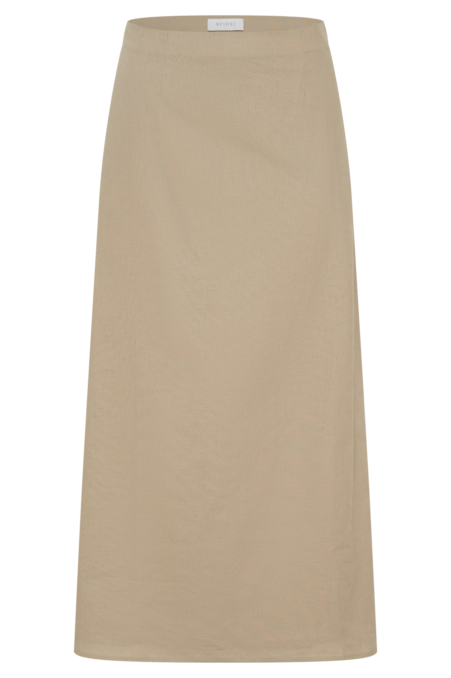 ROF Dora Keten Midi Etek - Naturel
