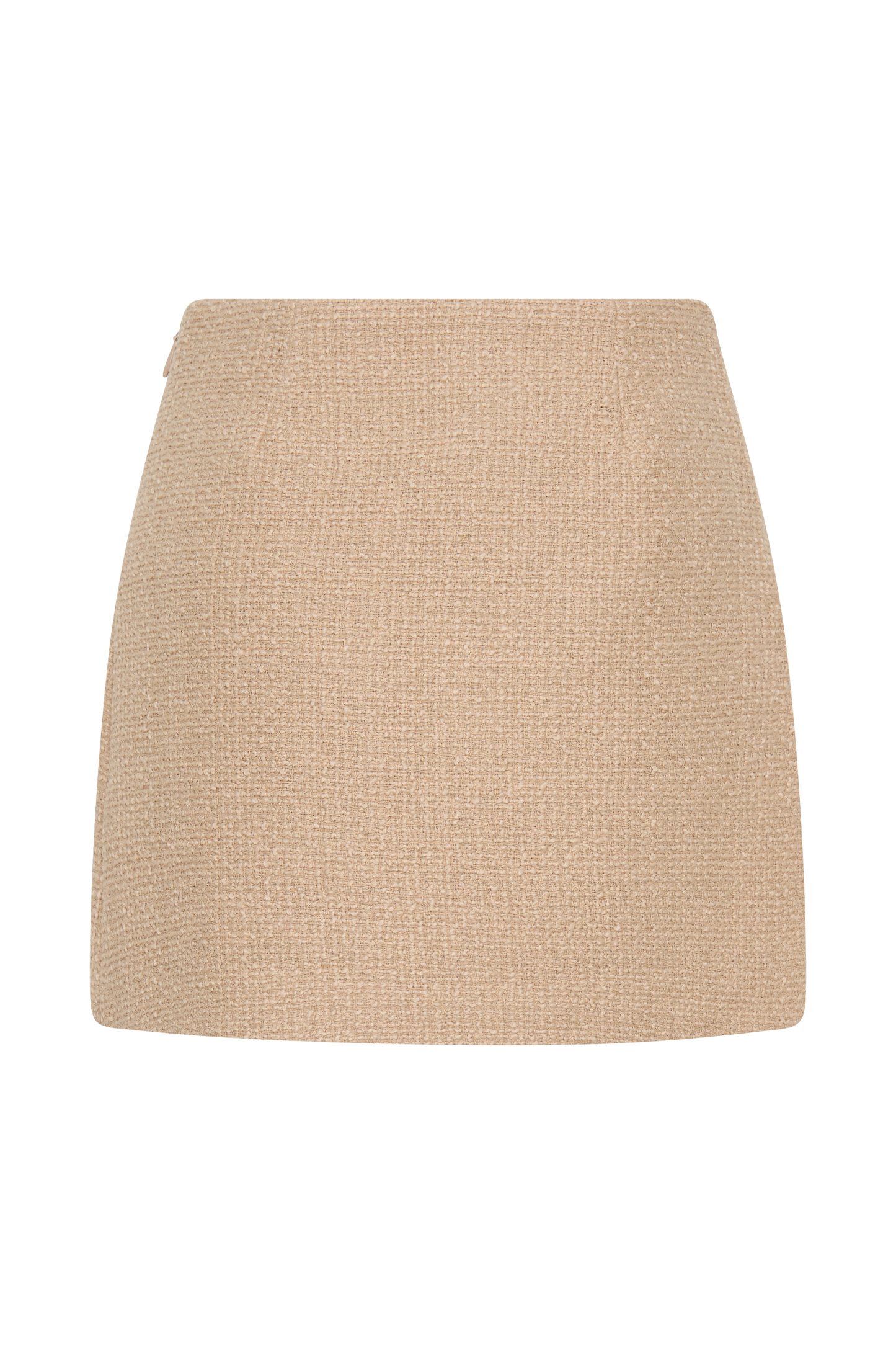 ROF Camilla Buklet Mini Etek - Açık Taupe