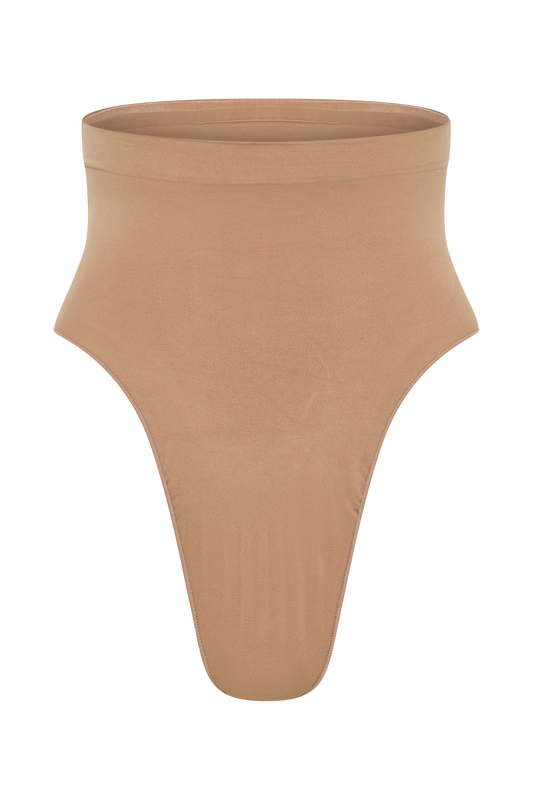 ROF Saria Yüksek Bel Shapewear Külot - Latte