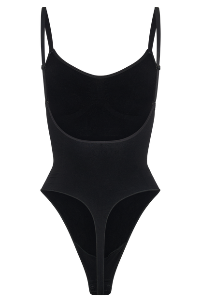 ROF Alyssa Sırtı Açık Shapewear Bodysuit - Siyah