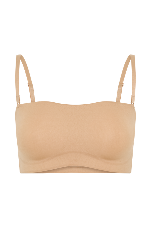 ROF Joanna Straplez Shapewear Sütyen - Bej