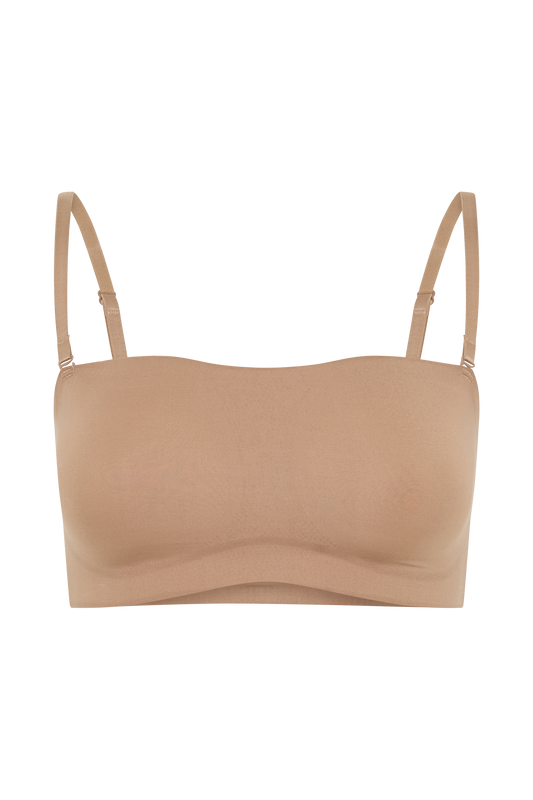 ROF Joanna Straplez Shapewear Sütyen - Latte