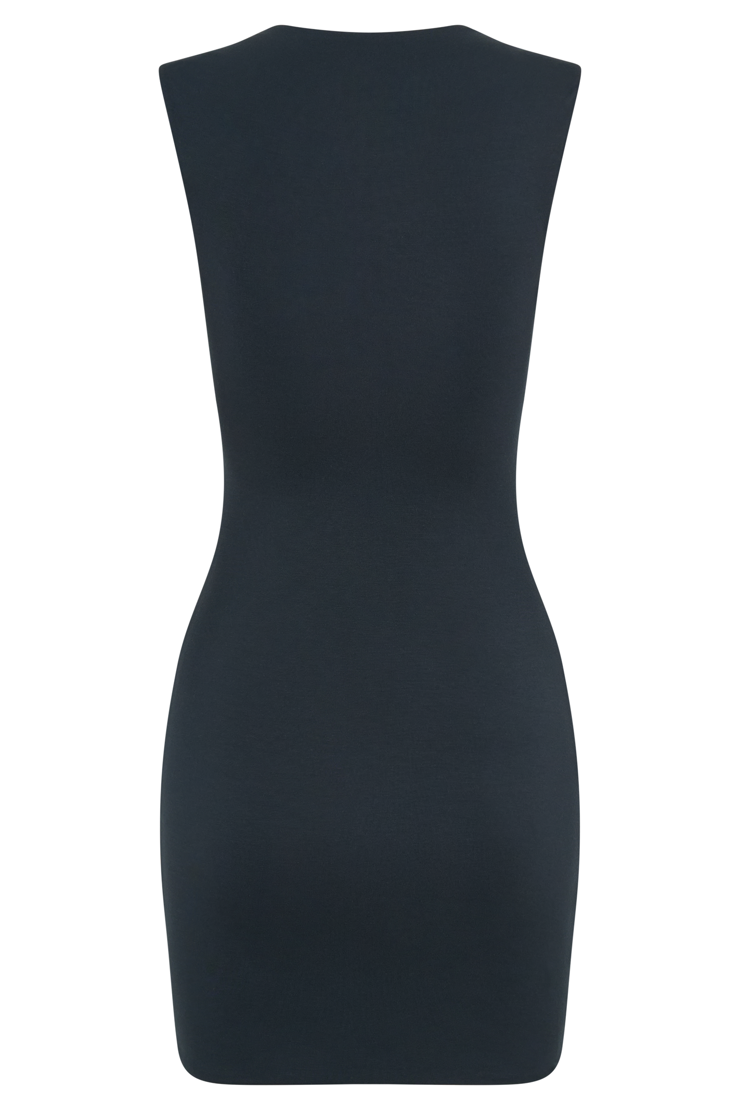 ROF Tatianna Dantelli Modal Mini Elbise - Siyah