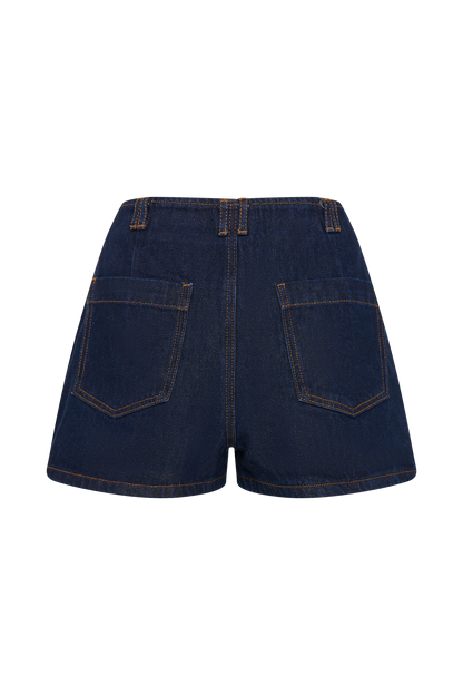 ROF Tobias Denim Şort - İndigo Mavi