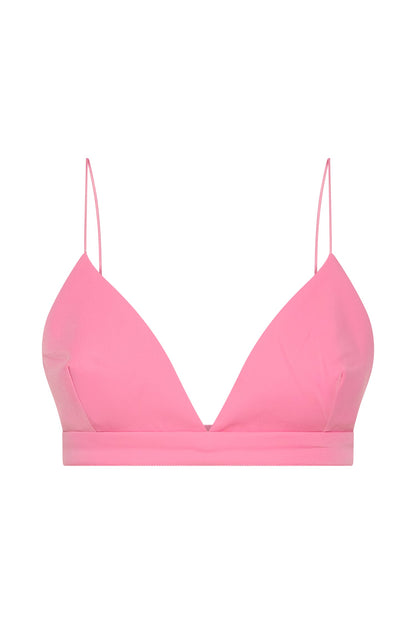 ROF Cynthia Üçgen Bralet - Pembe