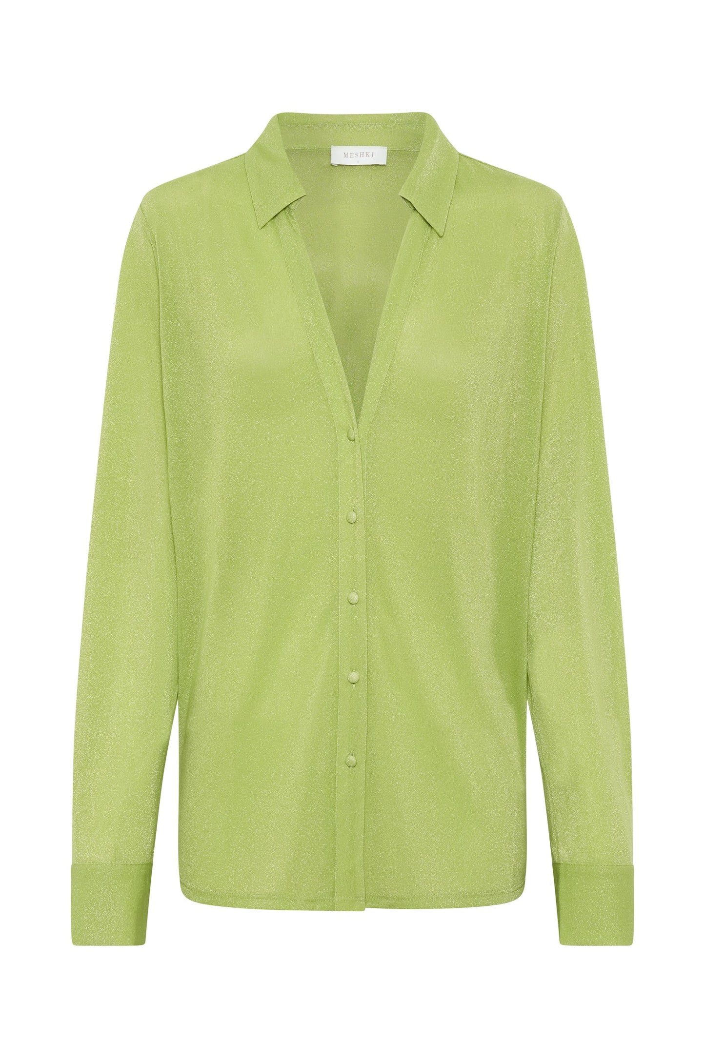 ROF Lucille Pırıltılı Cover Up Top - Limon Işıltısı