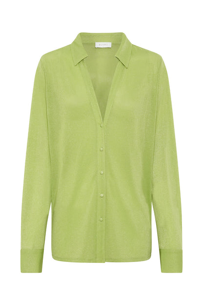 ROF Lucille Pırıltılı Cover Up Top - Limon Işıltısı