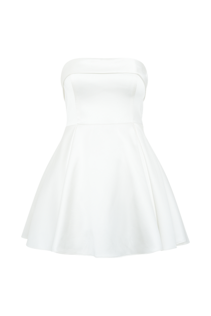 ROF Eileen Mini Elbise - Beyaz