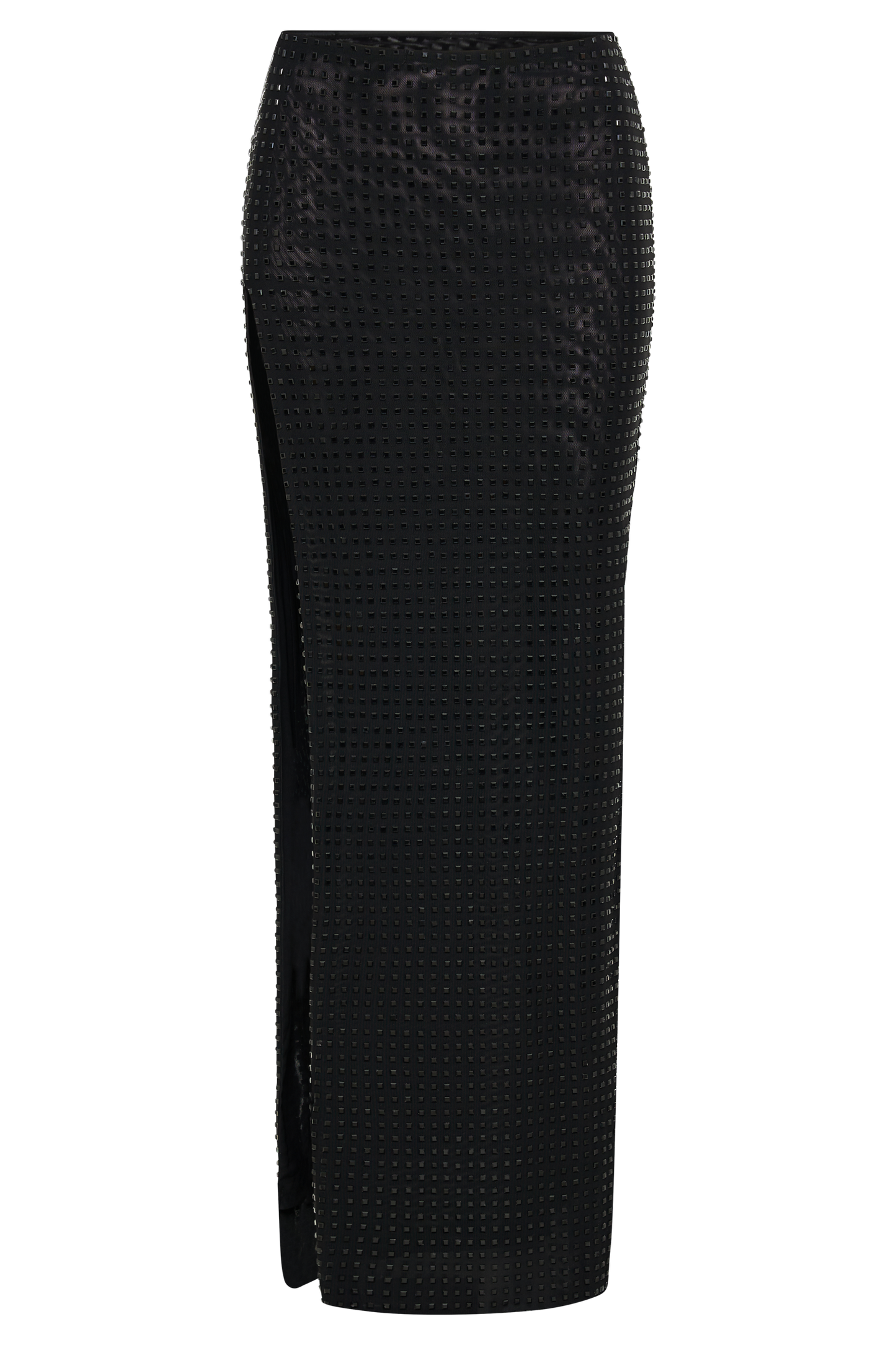 ROF Ellery Square Diamante Maxi Etek - Siyah