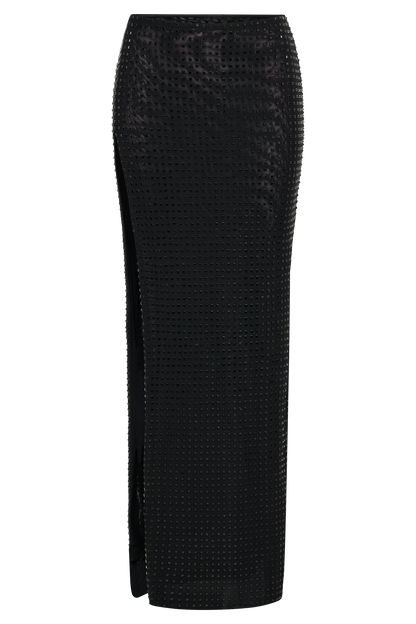 ROF Ellery Square Diamante Maxi Etek - Siyah