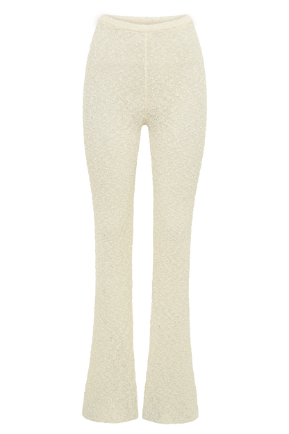 ROF Irma Kloş Buklet Pantolon - Krem