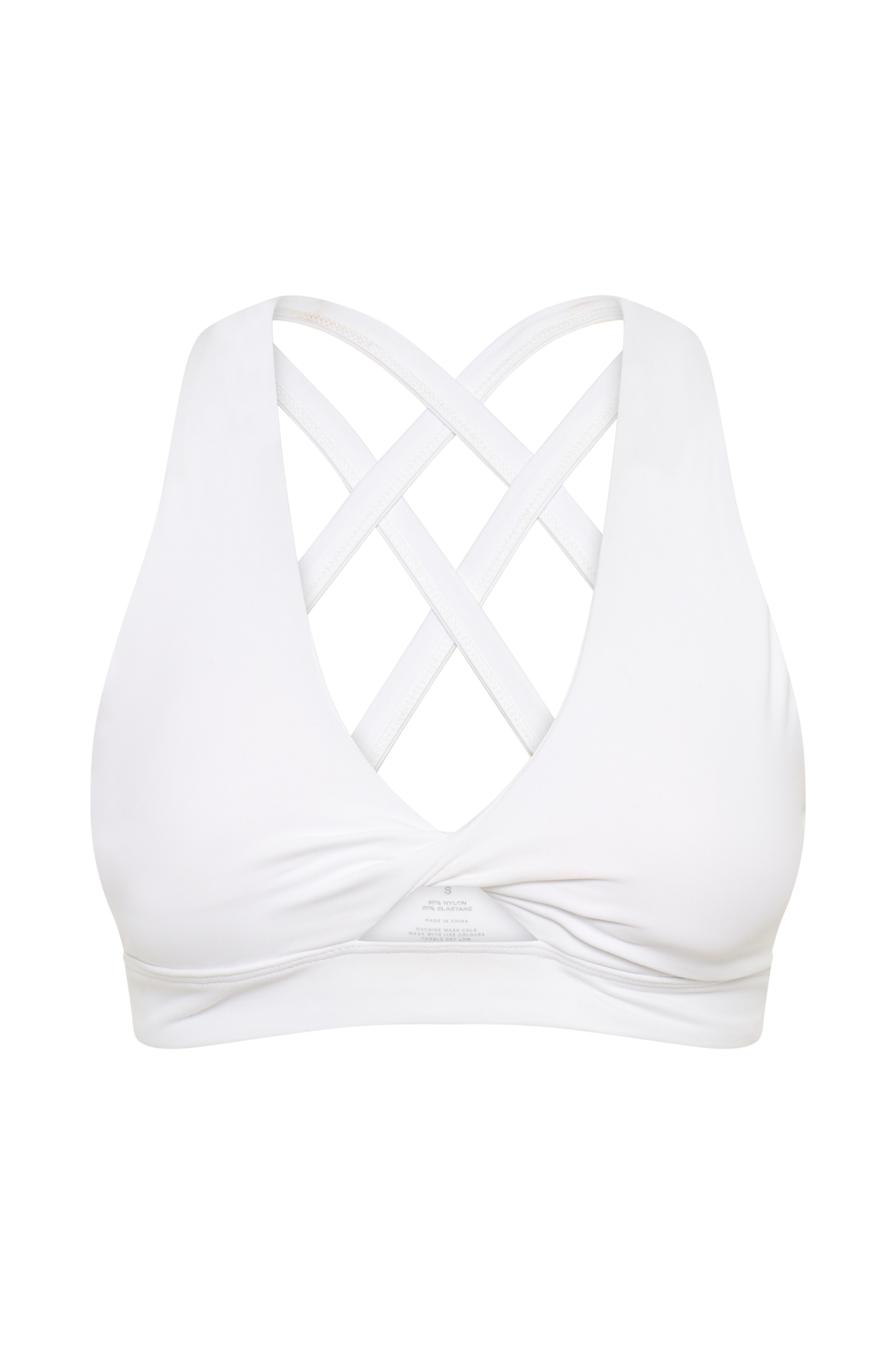 ROF Jackie Twist Crop Top - Beyaz