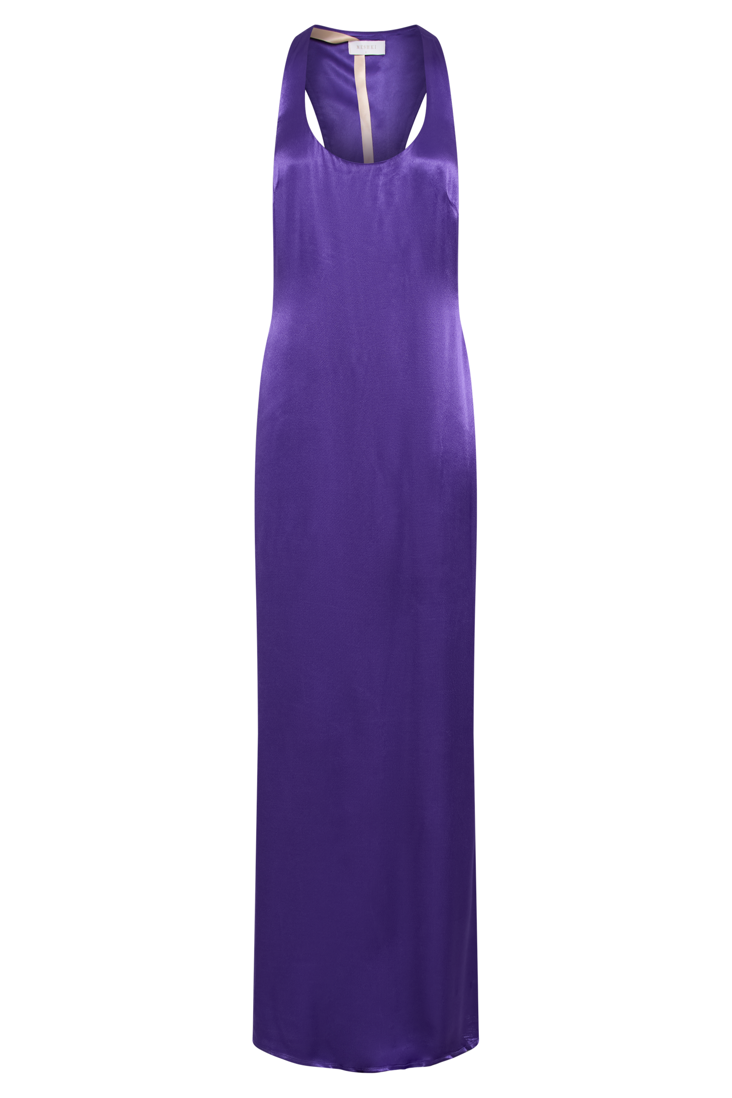 ROF Jacquelyn Racerback Maxi Elbise - Koyu Mor