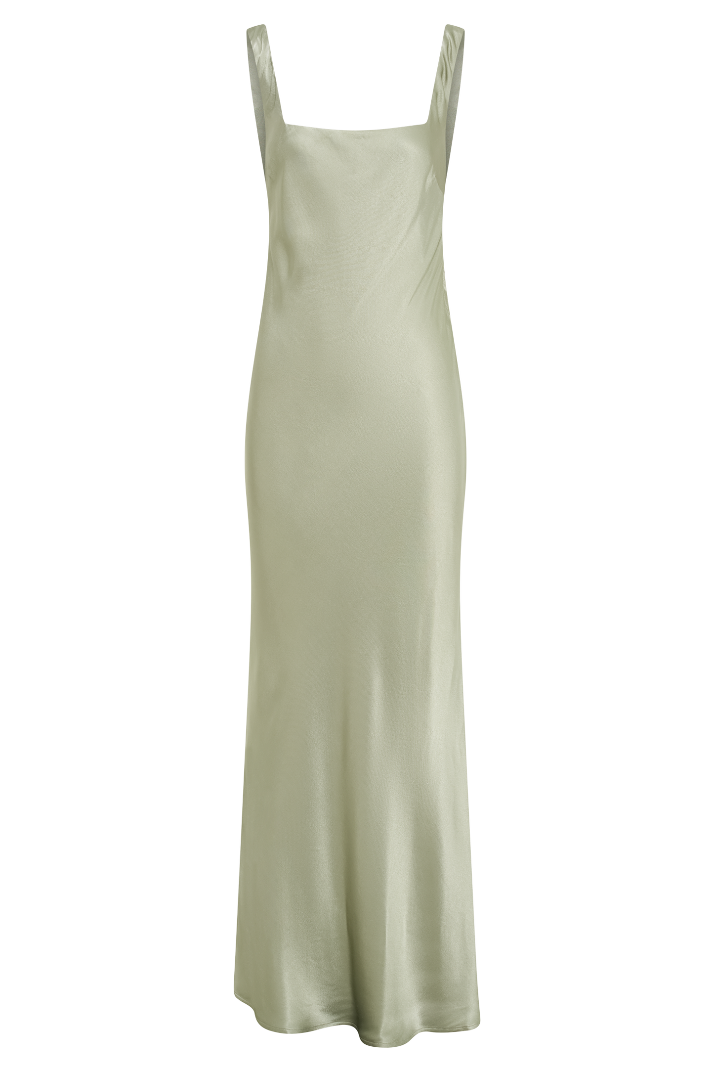 ROF Ensley Saten Maxi Elbise - Adaçayı