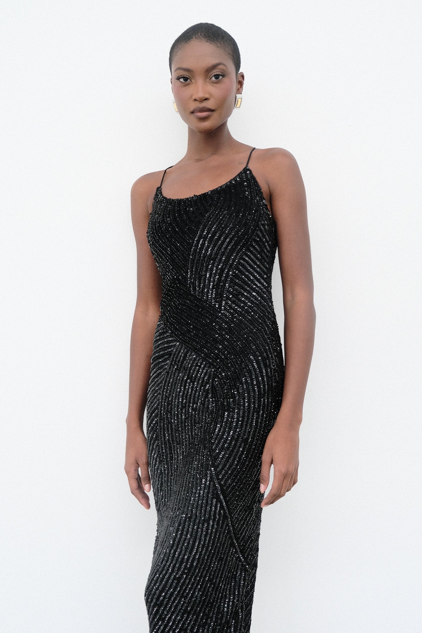 ROF Tierra Payet Maxi Elbise - Siyah