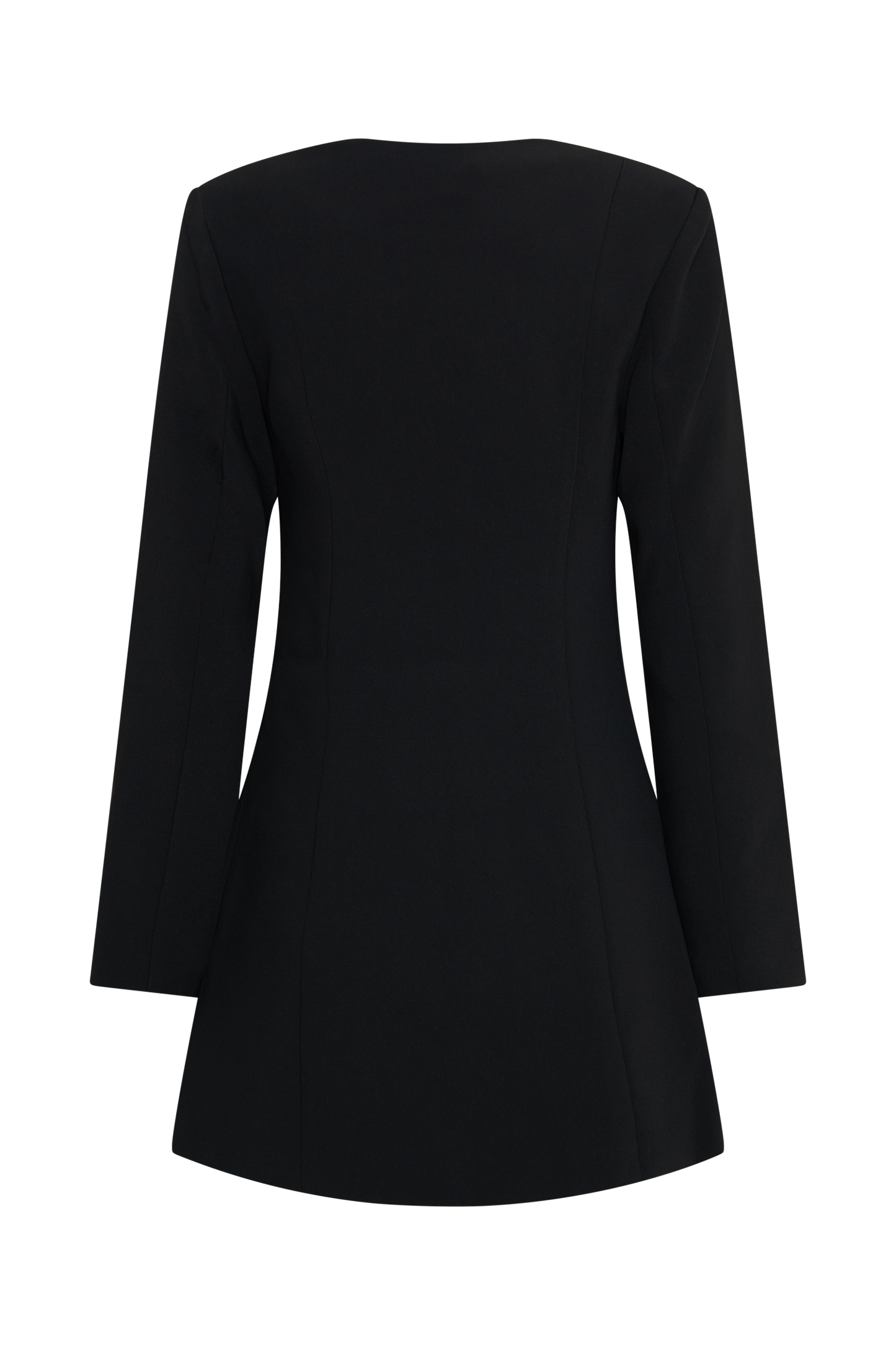 ROF Hurley Uzun Kollu Blazer Mini Elbise - Siyah