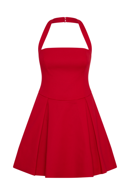 ROF Julia Halter Mini Elbise - Kırmızı