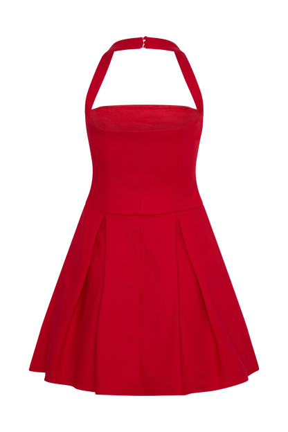 ROF Julia Halter Mini Elbise - Kırmızı
