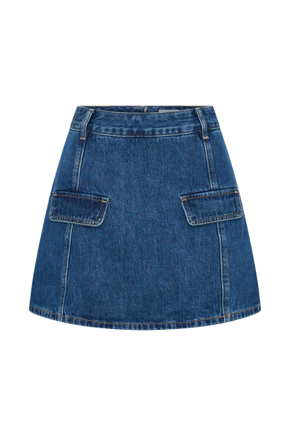 ROF Rosalyn Mini Denim Şort - Lacivert