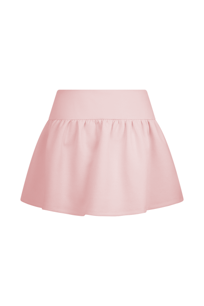 ROF Jennie Frill Mini Şort - Bale Pembesi