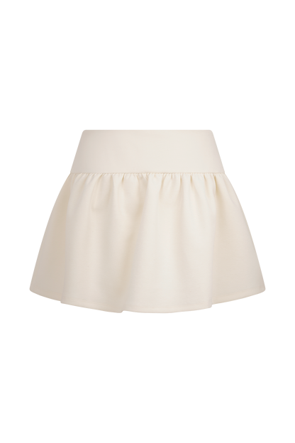 ROF Jennie Frill Mini Şort - Fildişi