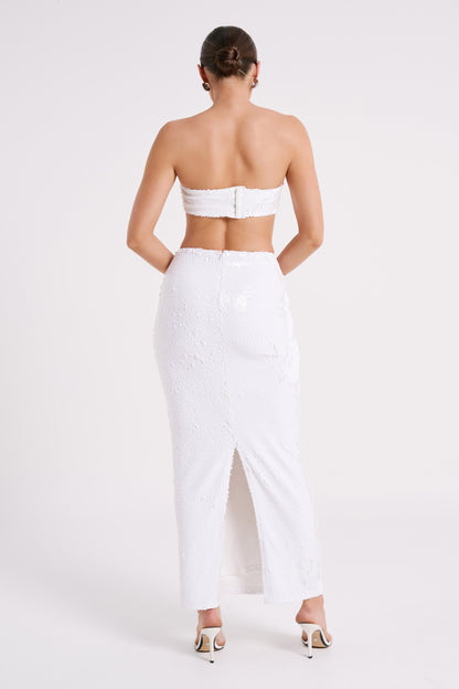 ROF Emerie Straplez Payet Bandeau - Beyaz