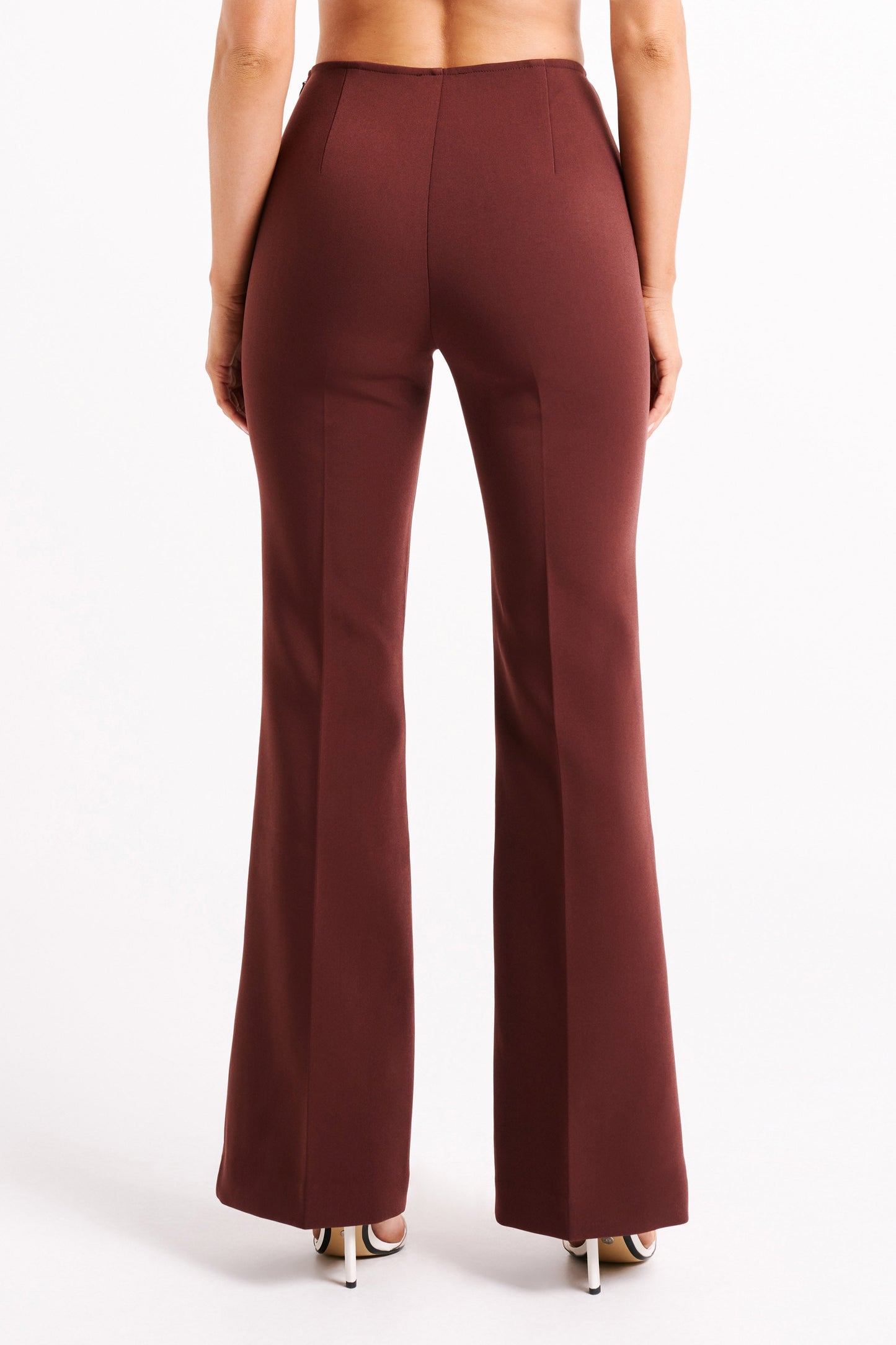 ROF Loretta Fit & Flare Özel Pantolon - Çikolata