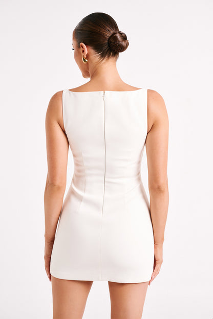 ROF Angela Suit Mini Elbise - Fildişi