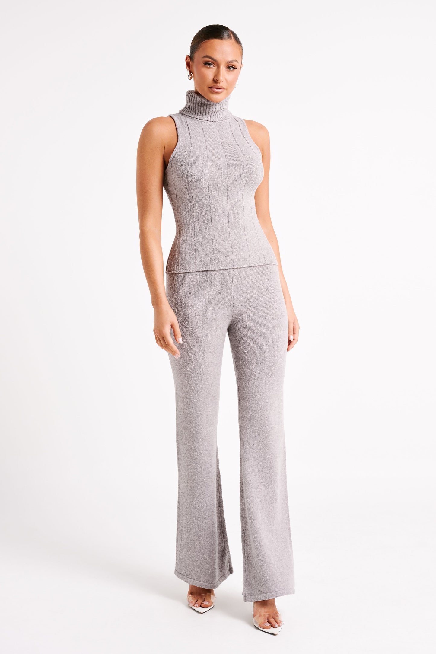 ROF Angelina Triko Pantolon - Gri Marle