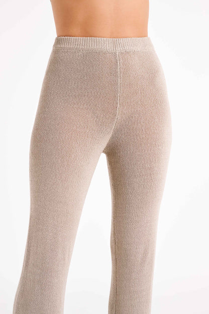ROF Carlota Örgü Pantolon - Taupe