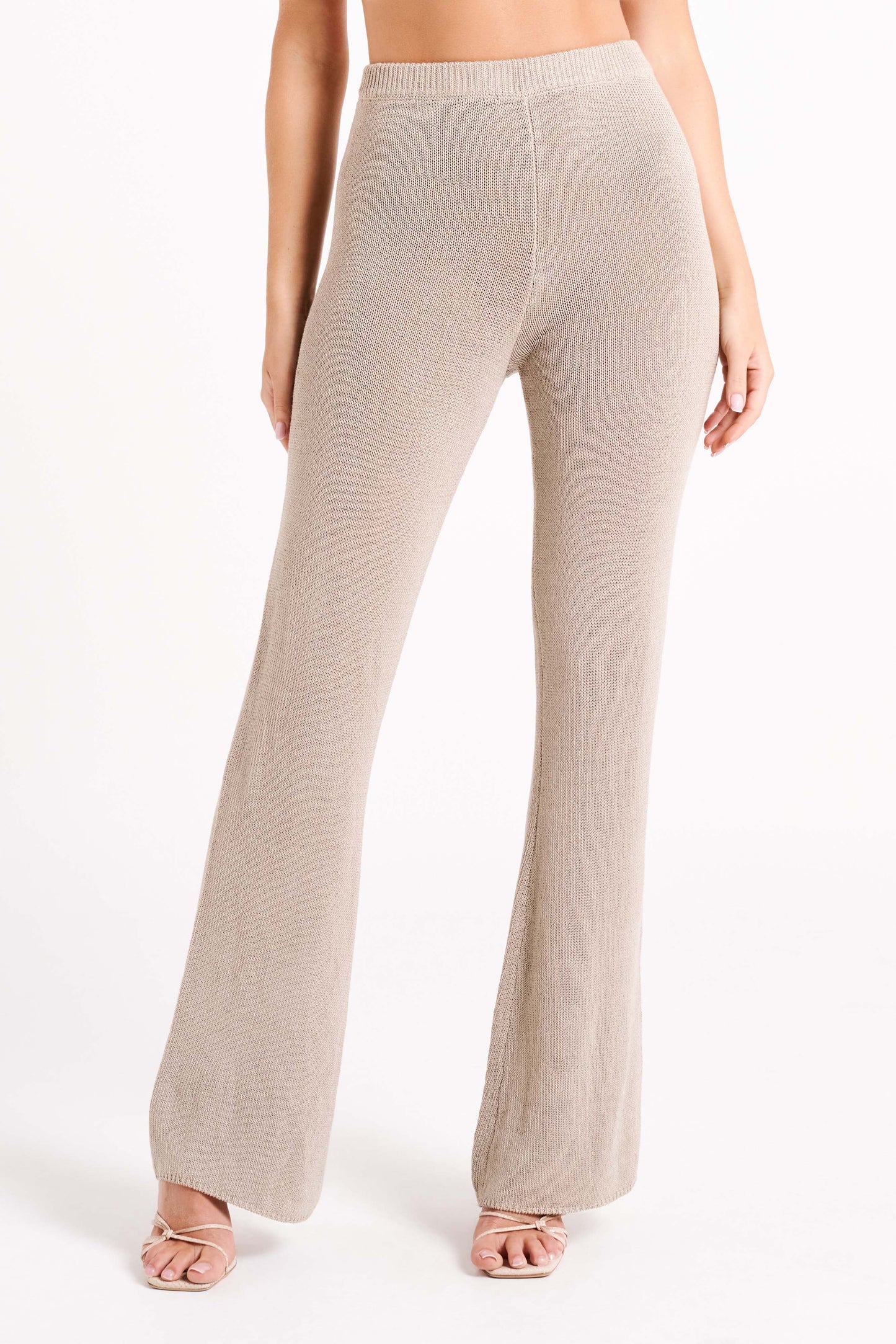 ROF Carlota Örgü Pantolon - Taupe