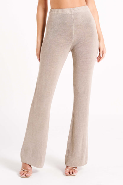 ROF Carlota Örgü Pantolon - Taupe
