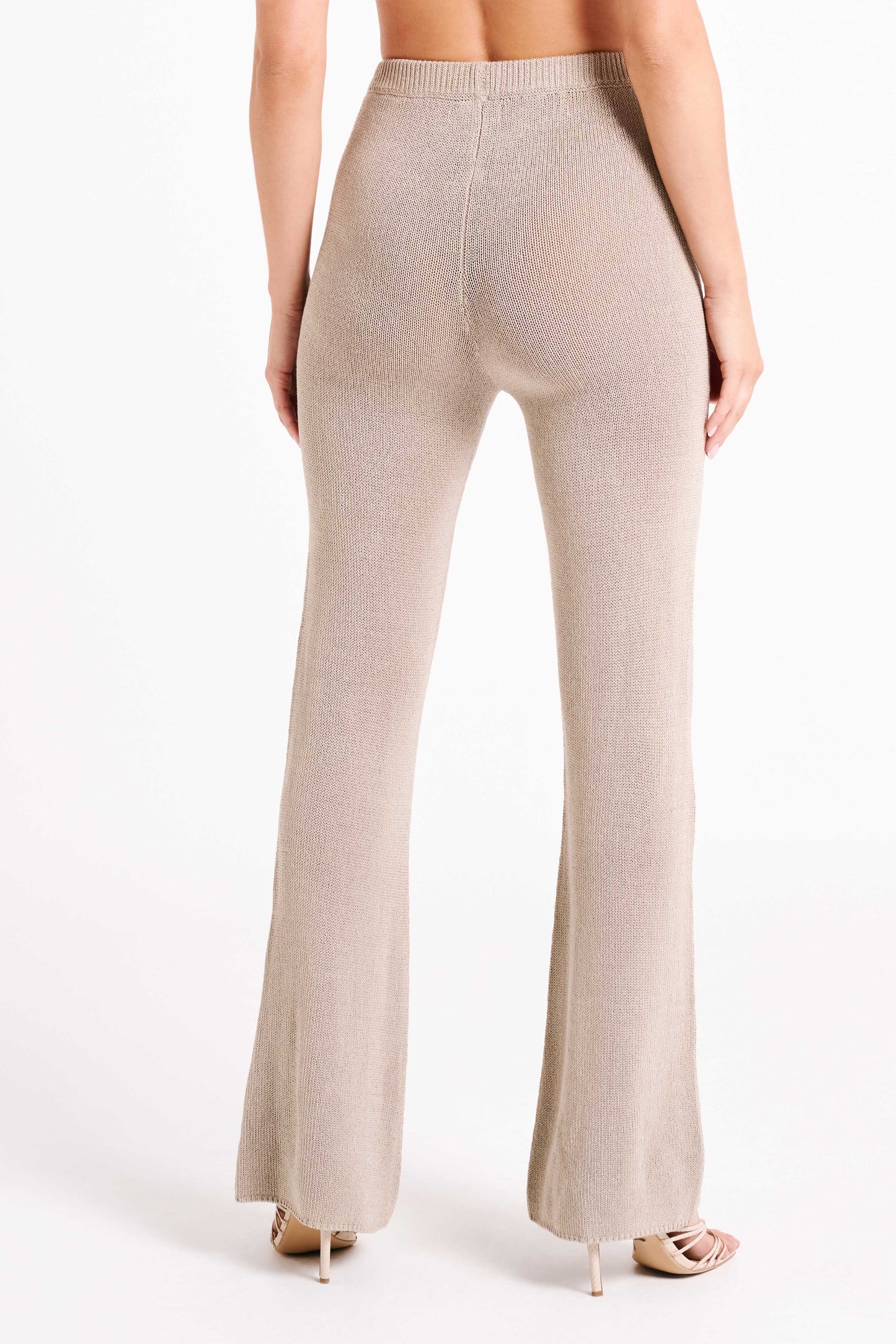 ROF Carlota Örgü Pantolon - Taupe