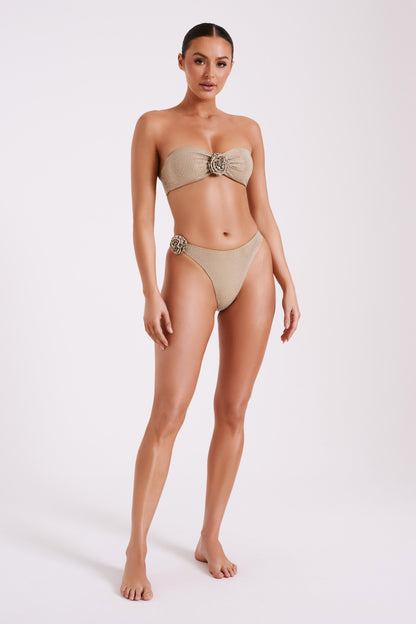 ROF Valencia Rose Diamante Bikini Altı - Ten Rengi