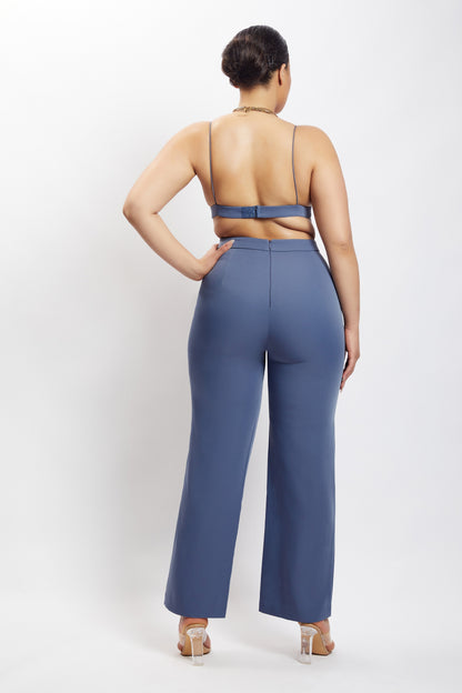 ROF Cynthia Üçgen Bralet - Çelik Mavi