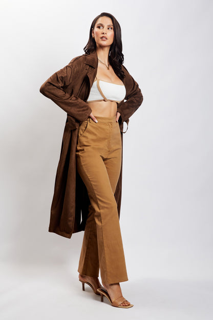 ROF Cindy Flare Pantolon - Camel