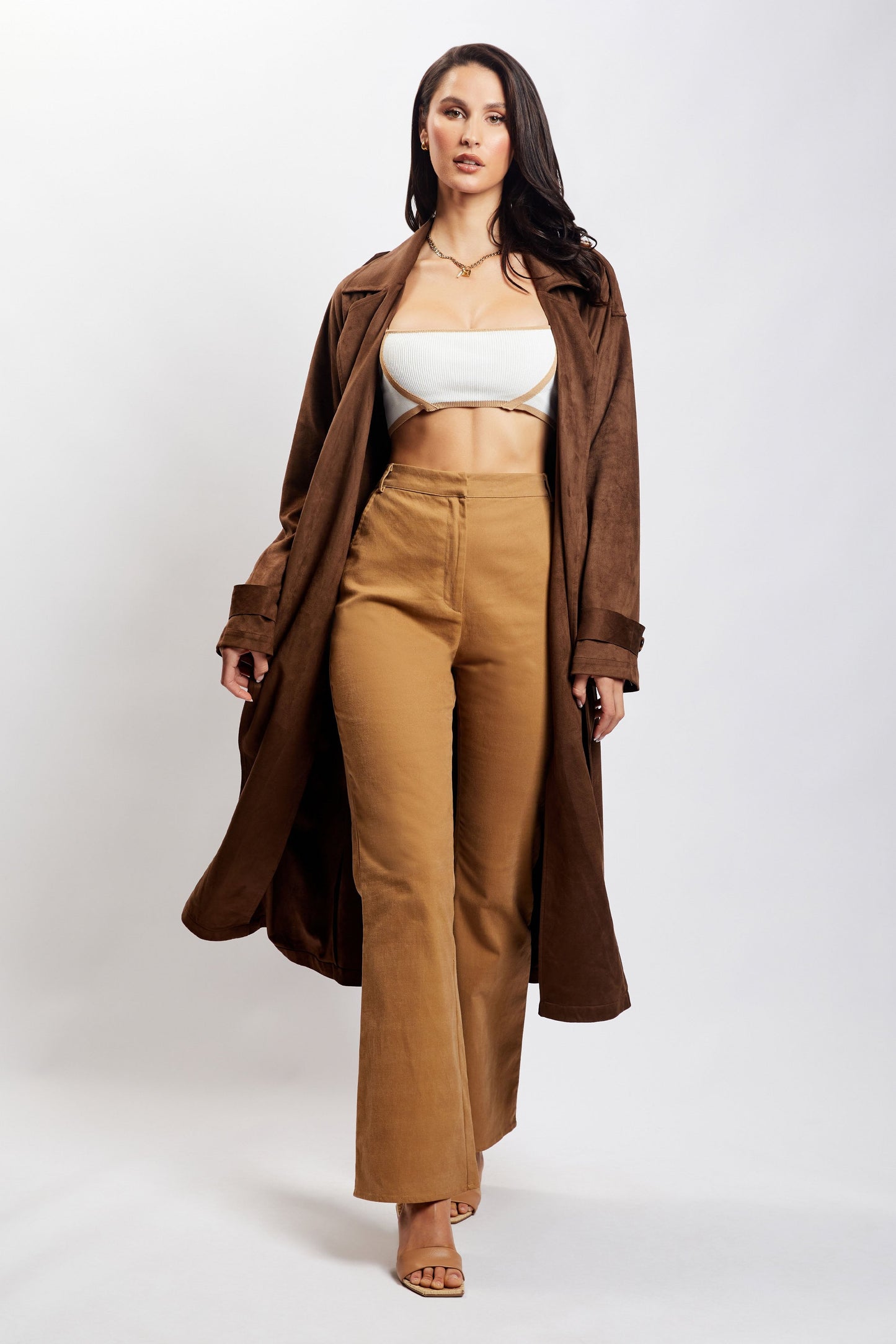 ROF Cindy Flare Pantolon - Camel