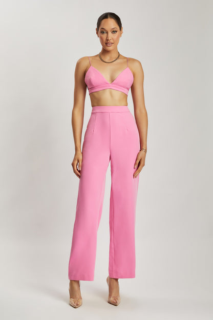 ROF Cynthia Üçgen Bralet - Pembe