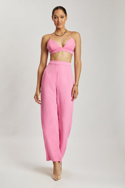 ROF Cynthia Üçgen Bralet - Pembe