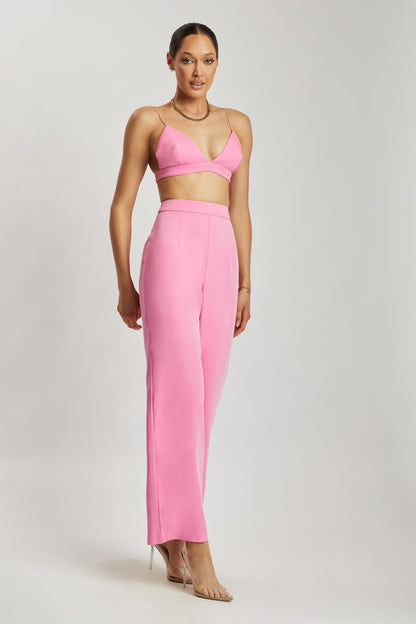 ROF Cynthia Üçgen Bralet - Pembe