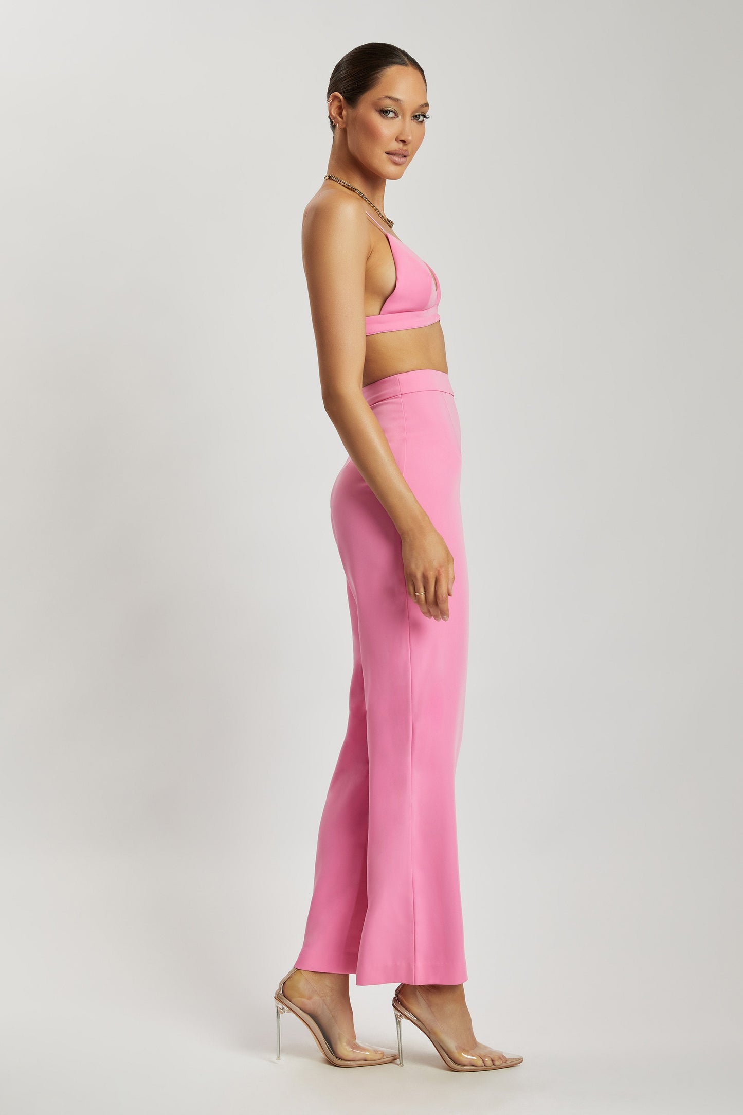 ROF Cynthia Üçgen Bralet - Pembe