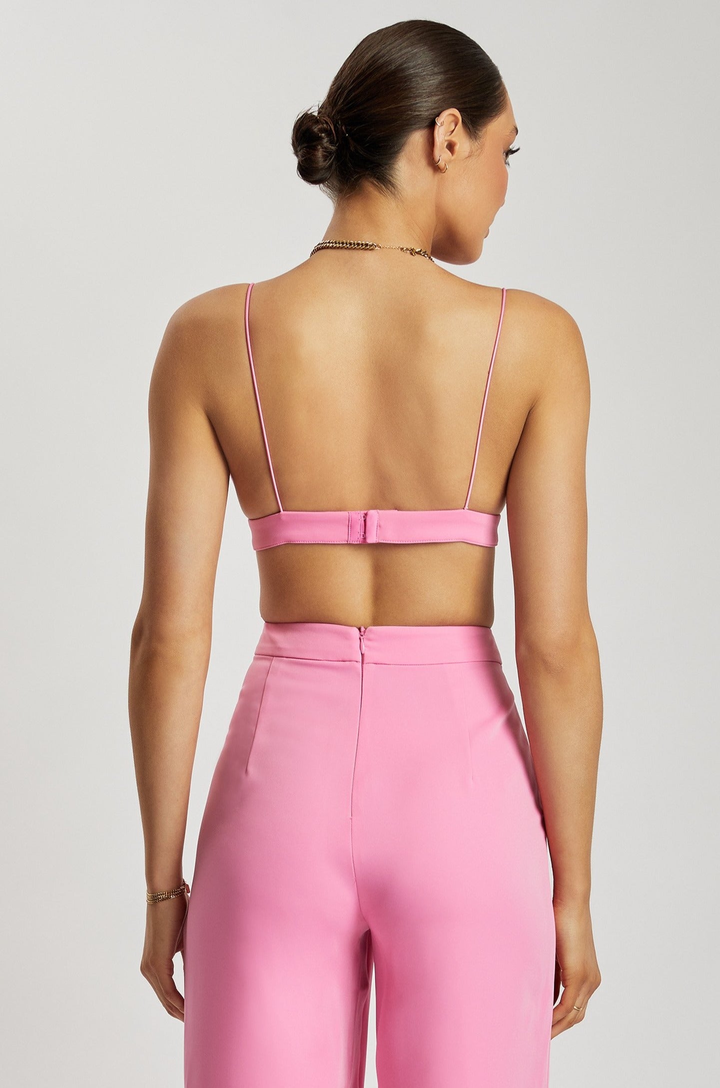 ROF Cynthia Üçgen Bralet - Pembe