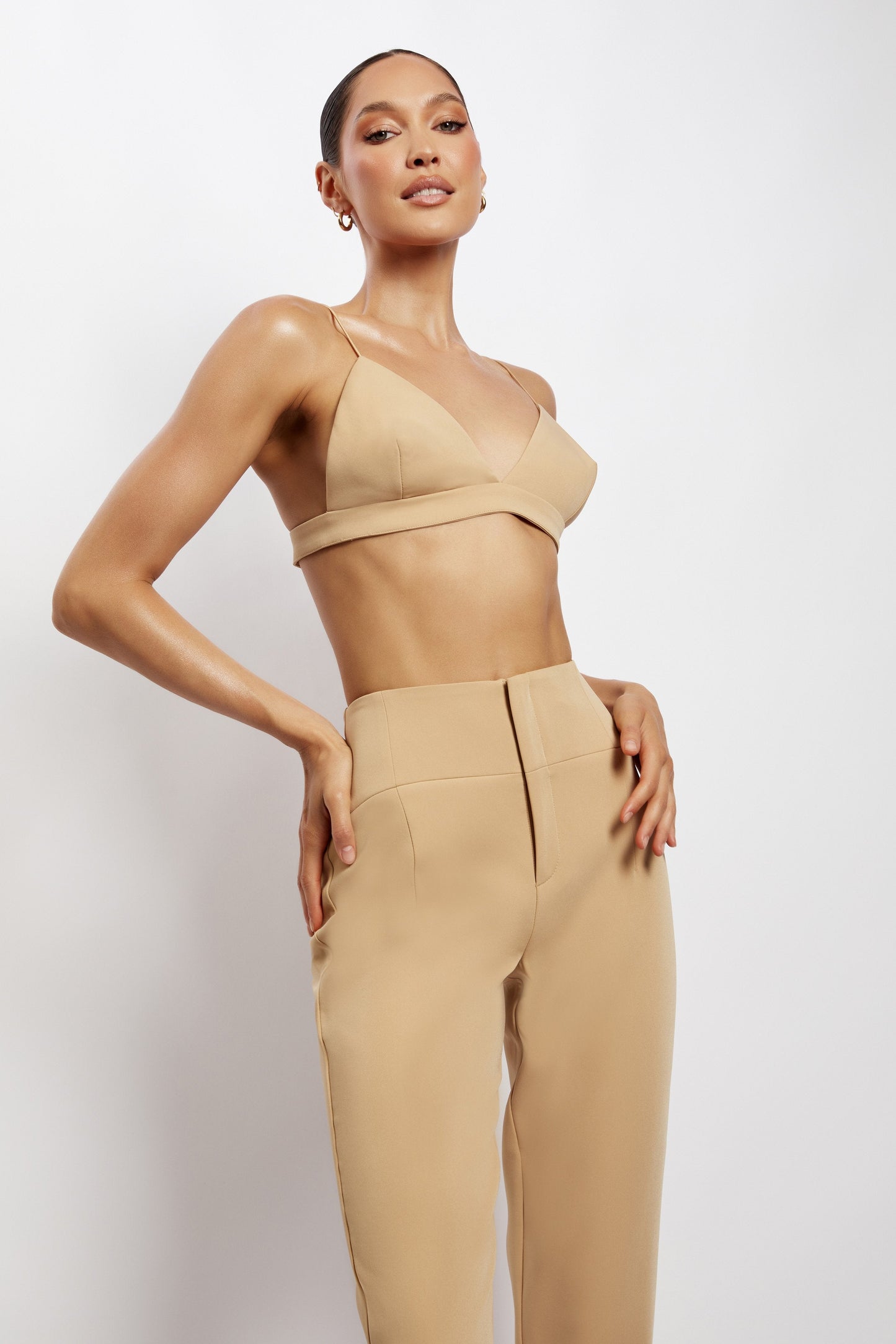 ROF Cynthia Üçgen Bralet - Camel