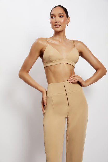 ROF Cynthia Üçgen Bralet - Camel