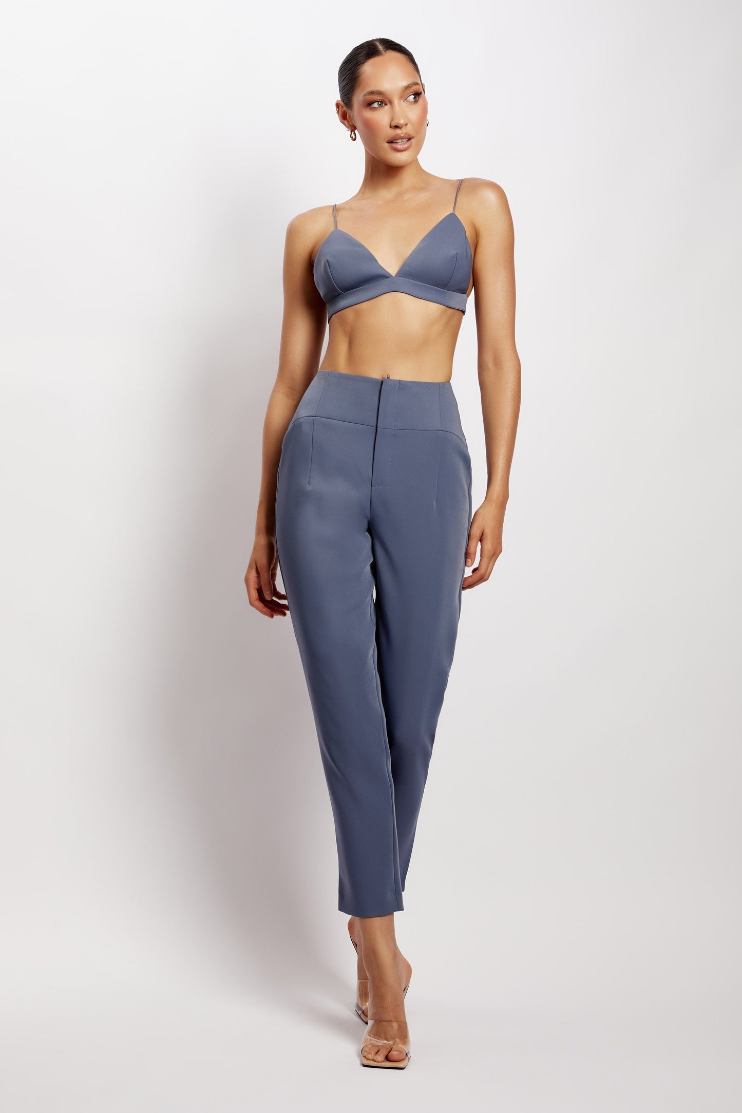 ROF Cynthia Üçgen Bralet - Çelik Mavi