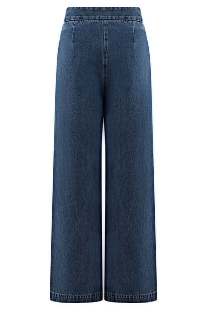 ROF Rayne Geniş Paça Denim Jean - 90'Lar Mavi