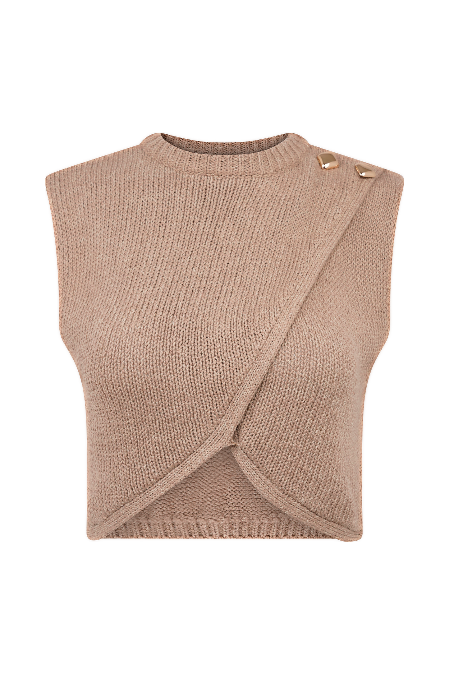 ROF Sloane Overlay Örgü Üst - Latte