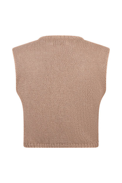 ROF Sloane Overlay Örgü Üst - Latte
